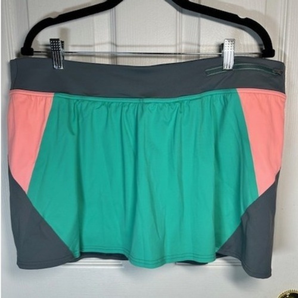 Lands' End Women's Quick Dry Swim Skort‎ Athletic Skirt Shorts Activewear 20W